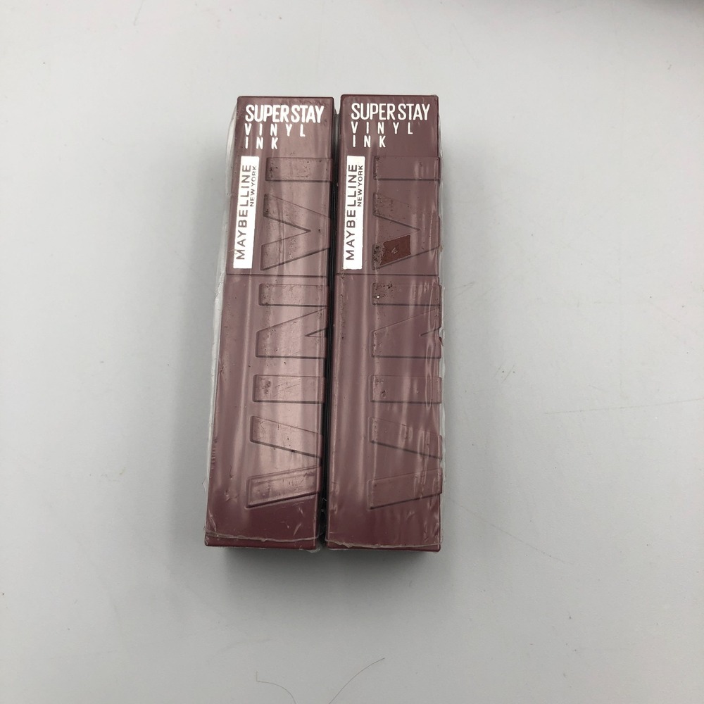 Lot of 2 Maybelline New York Super Stay Vinyl Ink Longwear 4.2ml (#40 WITTY)